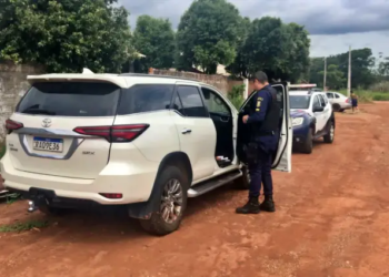 Caminhonete SW4 branca roubada durante assalto a família é recuperada pela Guarda Municipal