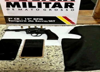 Homem é preso em flagrante durante tentativa de homicídio em Tangará da Serra