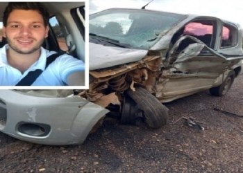 Empresário bate de frente com caminhão e morre na MT-320; duas pessoas ficam feridas