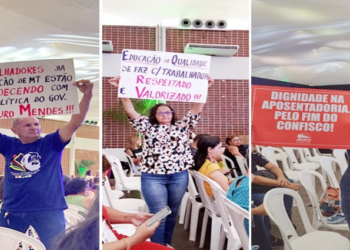 Sindicato é criticado por atitude desrespeitosa em protesto durante evento