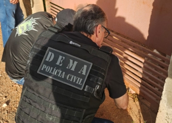 Dois cães abandonados pelo tutor em Cuiabá são resgatados pela Polícia Civil
