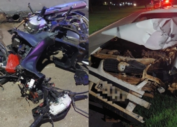 Mulher de 28 anos morre durante colisão frontal causada por motorista alcoolizado