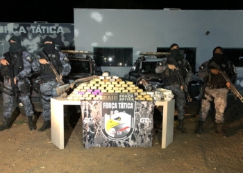Força Tática apreende 90 kg de drogas e dá um prejuízo de R$ 300 mil ao Comando Vermelho