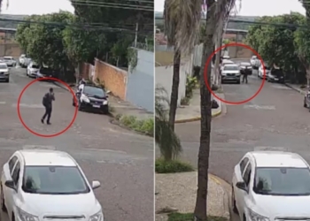 Vídeo mostra momento em que trio furta caminhonete de irmã de vice-governador