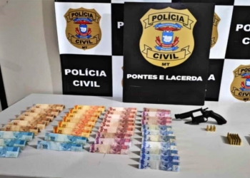 Casal é preso em flagrante por porte de arma, tráfico de drogas e associação criminosa
