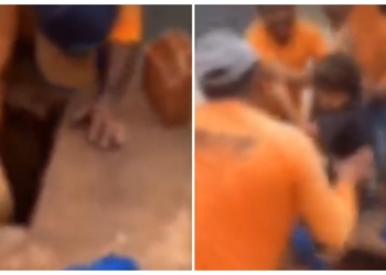 Criança cai em poço de 15 metros e é resgatada por detentos da PCE; veja vídeo