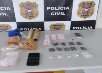 Traficante é preso em ponto de venda de droga em Primavera do Leste