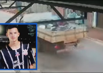 Adolescente de 17 anos morre durante acidente entre moto e caminhão