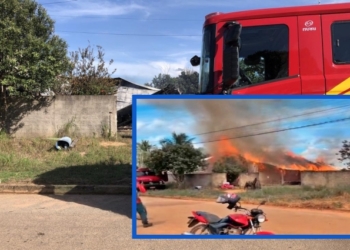 Dona de casa destruída por incêndio diz que fogo começou em extensão elétrica