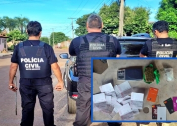 Traficante é preso em flagrante durante operação contra o crime organizado