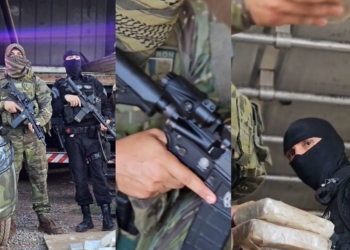 Ação conjunta apreende 220 tabletes de cocaína escondidos em caminhão; homem é preso