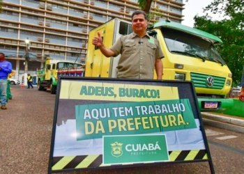 Emanuel Pinheiro promete eliminar buracos nas ruas de Cuiabá até o final de 2024
