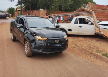 Motorista perde freios e derruba muro de residência em Várzea Grande