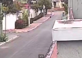 Veja o momento em que policial é baleado na cabeça em lanchonete na capital