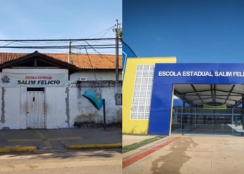 Padrão de escolas estaduais muda com reformas feitas pelo Governo de MT; veja antes e depois
