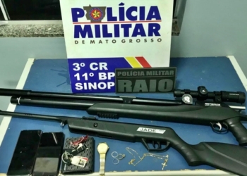 Suspeito de atirar em cachorro é preso em flagrante pela Polícia Militar