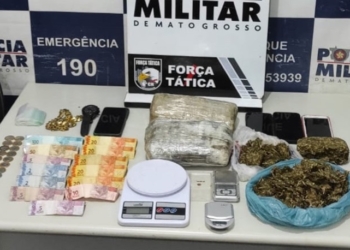 Integrantes de organização criminosa são detidos por tráfico de drogas e porte ilegal de arma de fogo