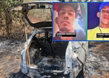 Corpos encontrados carbonizado dentro de porta-malas são de pai e filho envolvidos com facção