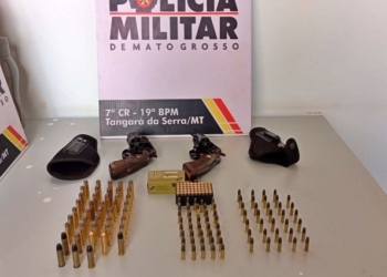 Polícia Militar apreende dois revólveres e 167 munições escondidas na Feira do Produtor