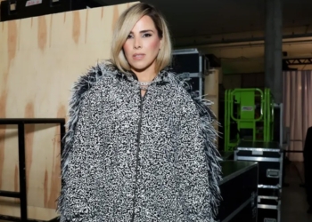 Sem Dado, Wanessa Camargo marca presença no SPFW: ‘Com as crianças’