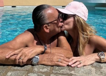 Galvão Bueno celebra 24 anos de união com Desirée Soares: ‘O esporte nos uniu’