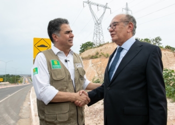 Prefeito apresenta Contorno Leste ao ministro Gilmar Mendes e anuncia entrega da 1ª etapa em dezembro