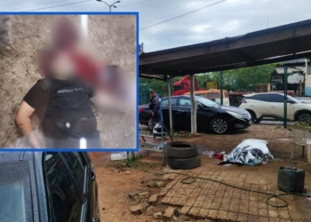 Empresário é assassinado com tiros cabeça em oficina mecânica de Várzea Grande