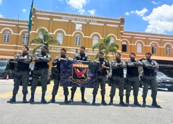 Com apoio da Sesp, Batalhão Rotam passa por treinamento com a Rota, em São Paulo