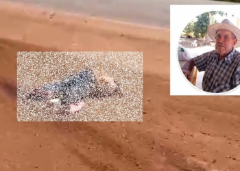 Idoso atravessa a BR-364 próximo ao trevo de Juscimeira e tem o corpo dividido em dois