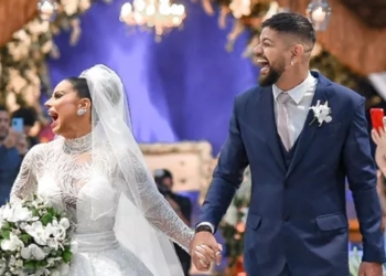 Vivi Araújo relembra momento especial de seu casamento: ‘toda felicidade do mundo!’