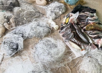 Denúncia anônima resulta em apreensão de pescado, redes e tarrafas em Santo Antônio do Leverger