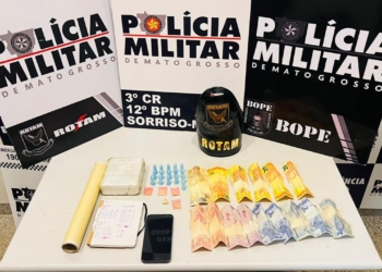 Rotam prende faccionada encontrada com tablete de cocaína; suspeita foi presa em casa