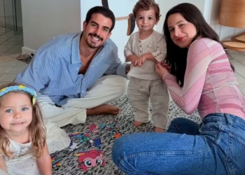 Enzo Celulari posa com os irmãos em clique fofo e encanta seguidores: ‘Dump perfeito’