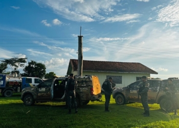 PM prende dois suspeitos que invadiram base do Indea e balearam sargento em Colniza
