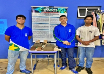 Alunos de escola técnica da Seciteci desenvolvem tijolo sustentável à base de algodão