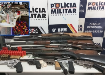 Forças policiais de MT apreenderam mais de 13 mil armas de fogo ilegais entre 2019 e 2024