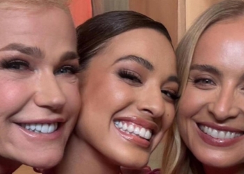 Beatriz Reis exibe bastidores de gravação na Globo: ‘Parece que estou sonhando’