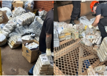 Carga de duas toneladas de drogas é incinerada durante ação conjunta