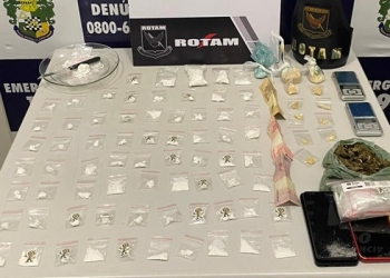 Grupo de faccionados é preso com drogas e dinheiro durante abordagem em residência