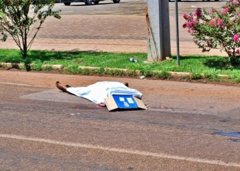 Homem de 33 anos morre após ser atropelado por caminhão em avenida no interior de MT