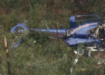 Helicóptero cai em Caieiras, Grande São Paulo; 2 ocupantes morrem