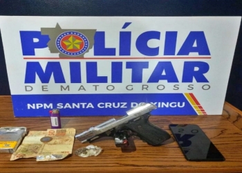 Criminoso armado é preso após tentar sequestrar e roubar família em MT
