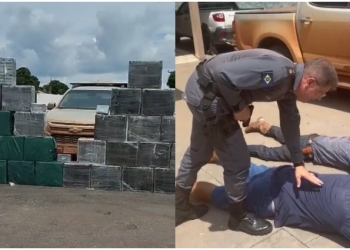 Dois suspeitos são presos com uma tonelada de droga em residência de MT