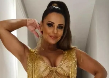 Viviane Araujo vai a ensaio de rua do Salgueiro com marido e filho: ‘Fofura’