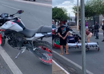Motociclista morre ao ser atropelado por carreta na BR-163 em Lucas do Rio Verde
