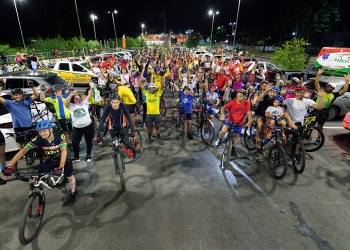 Pedal da Semob estimula ciclismo e nova consciência no trânsito, em Cuiabá