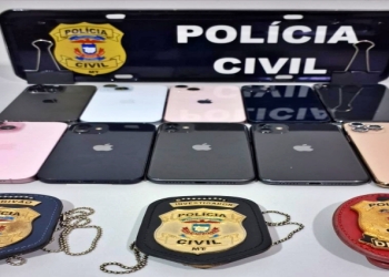 Polícia Civil recupera em Brasília Iphones furtados de shopping em Sorriso