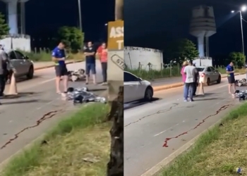 Motociclista de 25 anos morre após acidente com caminhonete em Várzea Grande