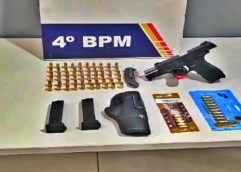 Motorista de Amarok é preso com arma e munições em Várzea Grande