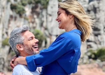 Otaviano Costa relembra viagem romântica com Flávia Alessandra e brinca: ‘Me obrigou’
